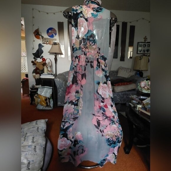 Charlie Jade Mai Sleeveless Floral Dress Size Small - Picture 4 of 5